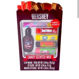 Hershey Candy Scented Lip Balm/ Set of 6 Flavored Lip Balm, Chocolate Lip Balms